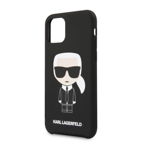 Karl Lagerfeld Apple iPhone 11 Pro (5.8) 2019 Iconic hátlapvédő tok fekete (KLHCN58SLFKBK)