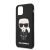 Karl Lagerfeld Apple iPhone 11 (6.1) 2019 Iconic hátlapvédő tok fekete (KLHCN61SLFKBK)