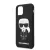 Karl Lagerfeld Apple iPhone 11 (6.1) 2019 Iconic hátlapvédő tok fekete (KLHCN61SLFKBK)