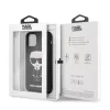 Karl Lagerfeld Apple iPhone 11 (6.1) 2019 Iconic hátlapvédő tok fekete (KLHCN61SLFKBK)