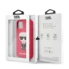 Karl Lagerfeld Apple iPhone 11 (6.1) 2019 Iconic Body hátlapvédő tok piros (KLHCN61SLFKRE)