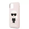 Karl Lagerfeld Apple iPhone 11 (6.1) 2019 Full Body hátlapvédő tok pink (KLHCN61SLFKPI)