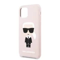   Karl Lagerfeld Apple iPhone 11 (6.1) 2019 Full Body hátlapvédő tok pink (KLHCN61SLFKPI)