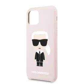   Karl Lagerfeld Apple iPhone 11 (6.1) 2019 Full Body hátlapvédő tok pink (KLHCN61SLFKPI)