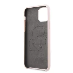  Karl Lagerfeld Apple iPhone 11 (6.1) 2019 Full Body hátlapvédő tok pink (KLHCN61SLFKPI)