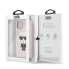 Karl Lagerfeld Apple iPhone 11 (6.1) 2019 Full Body hátlapvédő tok pink (KLHCN61SLFKPI)