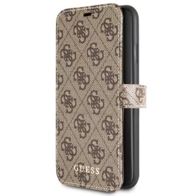   Guess Apple iPhone 11 Pro Max (6.5) 2019 oldalra nyíló könyv tok barna (GUFLBKSN654GB)