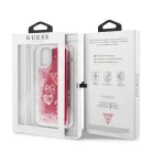 Guess Apple iPhone 11 (6.1) 2019 Glitter Hearts hátlapvédő tok piros (GUHCN61GLHFLRA)