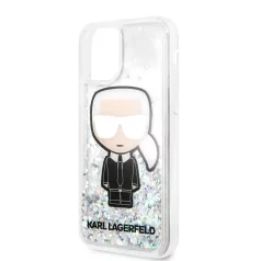  Karl Lagerfeld Apple iPhone 11 Pro (5.8) 2019 Glitter Iridescente hátlapvédő tok fekete (KLHCN58LGIRKL)
