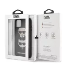 Karl Lagerfeld and Choupette Apple iPhone 11 Pro Max (6.5) 2019 hátlapvédő tok fekete (KLHCN65KICKC)