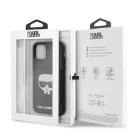 Karl Lagerfeld Apple iPhone 11 Pro (5.8) 2019 CardSlot hátlapvédő tok fekete (KLHCN58CSKCBK)