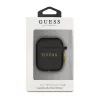 Guess Apple AirPods 1/2 szilikon tok fekete (GUACCSILGLBK)