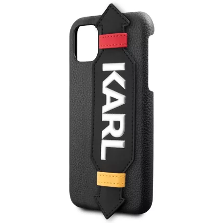 Karl Lagerfeld Apple iPhone 11 Pro (5.8) 2019 hátlapvédő tok fekete (KLHCN58HDAWBK)