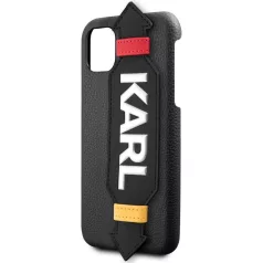   Karl Lagerfeld Apple iPhone 11 Pro Max (6.5) 2019 hátlapvédő tok fekete (KLHCN65HDAWBK)
