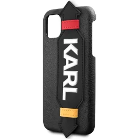   Karl Lagerfeld Apple iPhone 11 Pro Max (6.5) 2019 hátlapvédő tok fekete (KLHCN65HDAWBK)