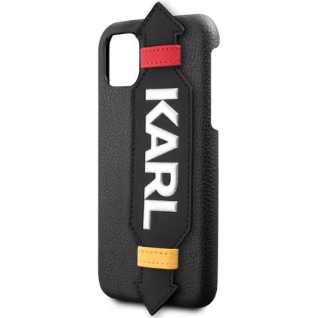 Karl Lagerfeld Apple iPhone 11 Pro Max (6.5) 2019 hátlapvédő tok fekete (KLHCN65HDAWBK)