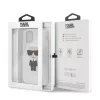 Karl Lagerfeld Apple iPhone 11 (6.1) 2019 Glitter Iconic hátlapvédő tok ezüst (KLHCN61TPUTRIKSI)