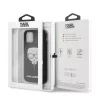 Karl Lagerfeld Apple iPhone 11 Pro (5.8) 2019 Embossed Glitter hátlapvédő tok fekete (KLHCN58GLBK)