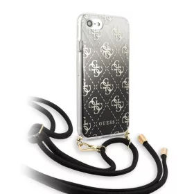   Guess Apple iPhone 7 / 8 / SE2 / SE3 (4.7) 4G Electroplated hátlapvédő tok fekete (GUHCI8WO4GBK)