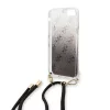 Guess Apple iPhone 7 / 8 / SE2 / SE3 (4.7) 4G Electroplated hátlapvédő tok fekete (GUHCI8WO4GBK)