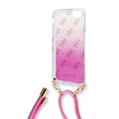  Guess Apple iPhone 7 / 8 / SE2 / SE3 (4.7) 4G Electroplated hátlapvédő tok pink (GUHCI8WO4GPI)