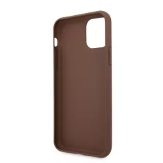   Guess Apple iPhone 11 Pro Max (6.5) 2019 4G Stripe hátlapvédő tok barna (GUHCN65G4GLBR)