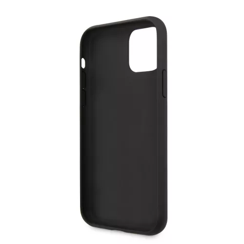 Guess Apple iPhone 11 (6.1) 2019 Stripe hátlapvédő tok szürke (GUHCN61G4GLGR)