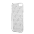 Guess Apple iPhone 7 / 8 / SE2 / SE3 (4.7) Glitter 4G Peony hátlapvédő tok ezüst (GUHCI8PCU4GLSI)