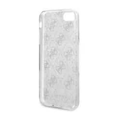   Guess Apple iPhone 7 / 8 / SE2 / SE3 (4.7) Glitter 4G Peony hátlapvédő tok ezüst (GUHCI8PCU4GLSI)