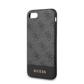   Guess Apple iPhone 7 / 8 / SE2 / SE3 (4.7) Stripe hátlapvédő tok szürke (GUHCI8G4GLGR)