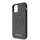 Guess Apple iPhone 11 (6.1) 2019 Saffiano hátlapvédő tok fekezte (GUHCN61RSSASBK)