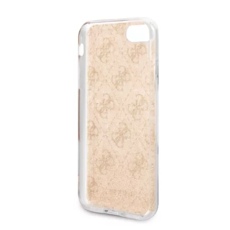 Guess Apple iPhone 7 / 8 / SE2 / SE3 (4.7) Glitter 4G Solid hátlapvédő tok arany (GUHCI8PCU4GLGO)