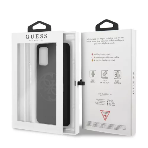 Guess Samsung G985 Galaxy S20 Plus (6.7) hátlapvédő tok fekete (GUHCS67LS4GBK)