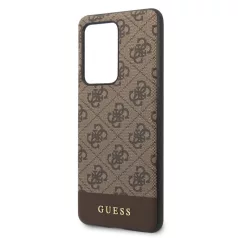   Guess Samsung G988 Galaxy S20 Ultra (6.9) hátlapvédő tok barna (GUHCS69G4GLBR)