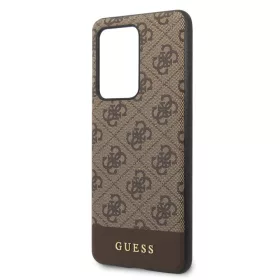   Guess Samsung G988 Galaxy S20 Ultra (6.9) hátlapvédő tok barna (GUHCS69G4GLBR)