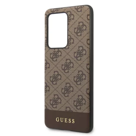 Guess Samsung G988 Galaxy S20 Ultra (6.9) hátlapvédő tok barna (GUHCS69G4GLBR)