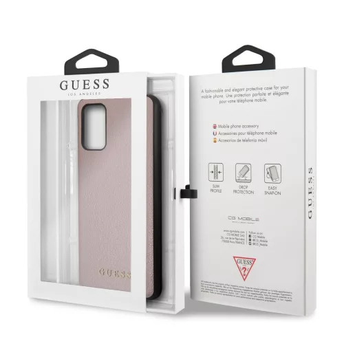 Guess Samsung G985 Galaxy S20 Plus (6.7) hátlapvédő tok rozéarany (GUHCS67IGLRG)