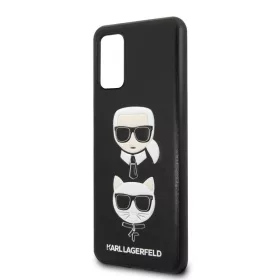   Karl Lagerfeld and Choupette Samsung G985 Galaxy S20 Plus (6.7) hátlapvédő tok fekete (KLHCS67KICKC)