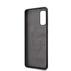   Karl Lagerfeld Samsung G980 Galaxy S20 (6.2) Full Body hátlapvédő tok fekete (KLHCS62SLFKBK)