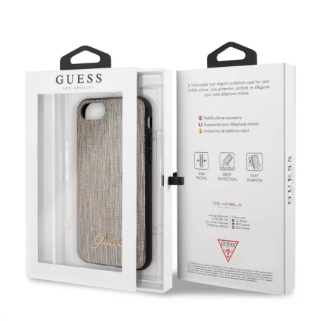 Guess Apple iPhone 7 / 8 / SE2 / SE3 (4.7) Lizard hátlapvédő tok arany (GUHCI8PCUMLLIGO)