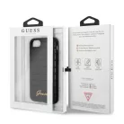 Guess Apple iPhone 7 / 8 / SE2 / SE3 (4.7) Croco hátlapvédő tok fekete (GUHCI8PCUMLCRBK)