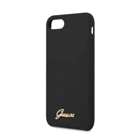   Guess Apple iPhone 7 / 8 / SE2 / SE3 (4.7) Retro hátlapvédő tok fekete (GUHCI8LSLMGBK)
