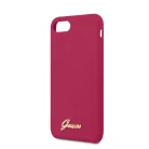 Guess Apple iPhone 7 / 8 / SE2 / SE3 (4.7) Retro hátlapvédő tok burgundi (GUHCI8LSLMGRE)