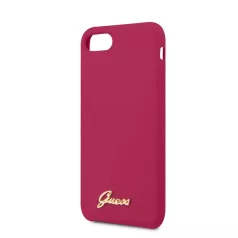   Guess Apple iPhone 7 / 8 / SE2 / SE3 (4.7) Retro hátlapvédő tok burgundi (GUHCI8LSLMGRE)