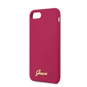   Guess Apple iPhone 7 / 8 / SE2 / SE3 (4.7) Retro hátlapvédő tok burgundi (GUHCI8LSLMGRE)