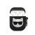 Karl Lagerfeld Choupette Apple AirPods 1/2 szilikon tok fekete (KLACA2SILCHBK)