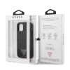 Guess Apple iPhone 12 Mini 2020 (5.4) 4G Triangle hátlapvédő tok szürke (GUHCP12SPU4GHBK)