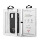 Guess Apple iPhone 12 Mini 2020 (5.4) 4G Triangle hátlapvédő tok szürke (GUHCP12SPU4GHBK)