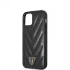 Guess Apple iPhone 12 Mini 2020 (5.4) V Quilted hátlapvédő tok fekete (GUHCP12SPUVQTMLBK)