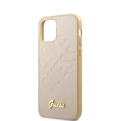   Guess Apple iPhone 12 Mini 2020 (5.4) Iridescent Love hátlapvédő tok arany (GUHCP12SPUILGLG)
